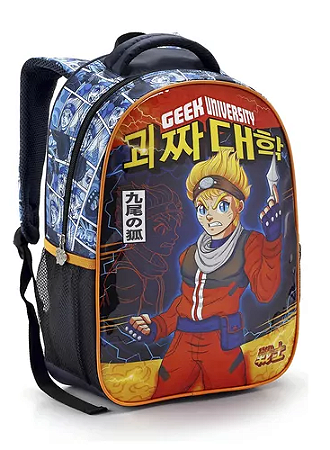 Mochila Escolar Costas Infantil Geek University Seanite