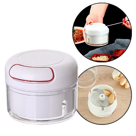 Mini Processador De Alimentos Triturador Manual De Alho