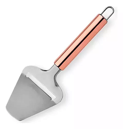 Fatiador Cortador Frios Queijo Manual Aço Inox Rose Ke Home Cor Rose Gold