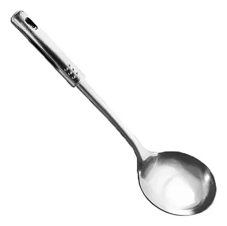 Concha Inox 30 Cm Para Cozinha Feijão Sopa Ke Home 3903 Cor Cinza