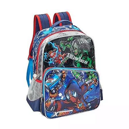 Mochila Escolar De Costas Spider Aranha Super Heróis Menino