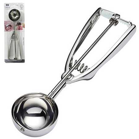 COLHER / CONCHA DE SORVETE DE INOX COM EXTRATOR