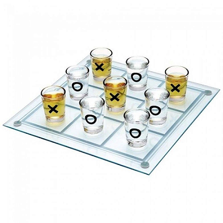 JOGO DA VELHA 10 PCS C/ COPO SHOT