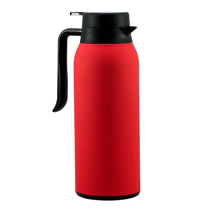 Garrafa Térmica Para Café Chá Inoxidável Ampola Inox 1,6Litros Com Medidor de Temperatura