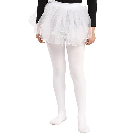Meia Calça Infantil Com Pé Unissex Menino Menina Frio Ideal Para Usar Embaixo da Calça Saia Vestido