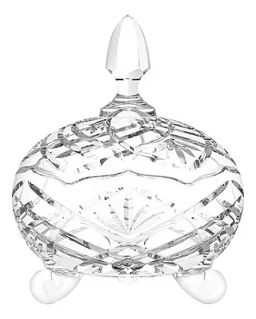 Bomboniere Potiche Em Vidro 1.2l Lavander Baleiro Doces