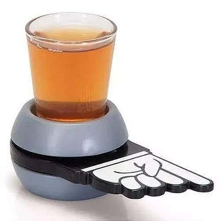 Jogo Roda Shot c/ 1 Copo de Vidro Drinks Livon