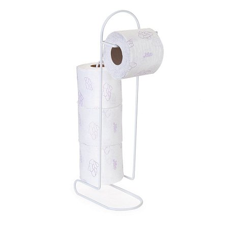 Suporte de Chão Para 4 Rolos De Papel Higiênico Arthi Emborrachado