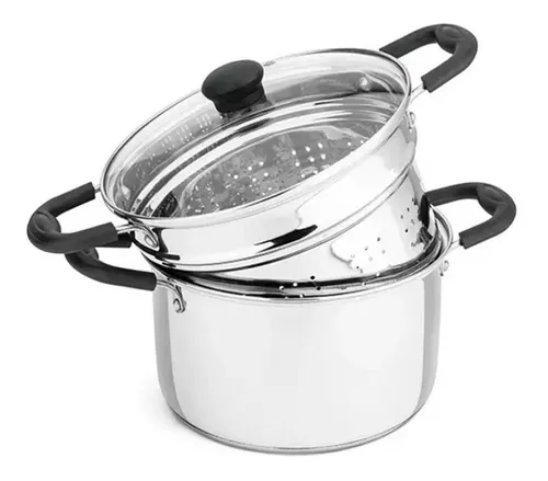 Espagueteira Hercules Em Aço Inox 4,4 Litros