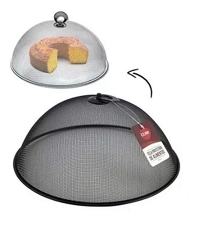 Tela protetora de alimentos em metal 24,5 cm – Clink
