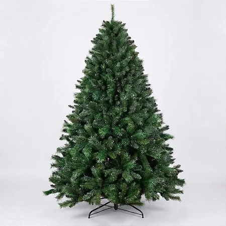 Árvore Pinheiro Natal Verde Neve 2,10m Premium Realista Luxo A0821E
