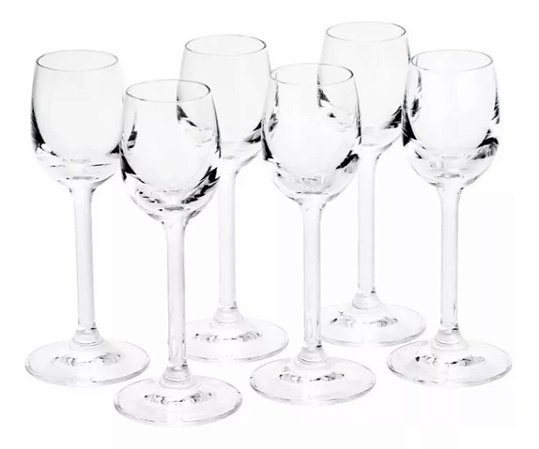 Taças Cristal Titanium Licor Colibri 65ml Bohemia