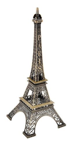 Miniatura Torre Eiffel Metal Paris 25 Cm