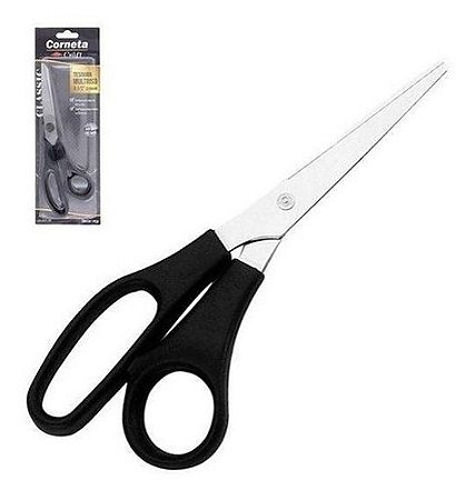 Kit 3 Tesouras Multiuso De Inox  Reforçada Classic 8.1/2
