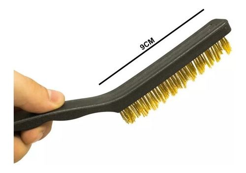 Kit 3 Escova De Aço Grande Reforçada Limpeza Profissional