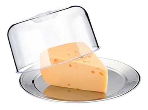 Porta Queijo Com Tampa Acrílica Queijeira 22cm  Wincy Luxo