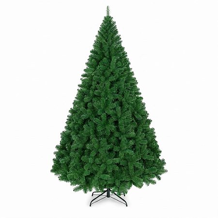 Árvore Pinheiro de Natal 2,40m Modelo Dinamarquês Luxo 1242 Galhos Verde A0724H