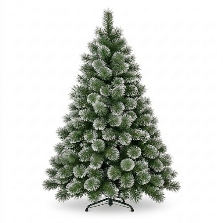 Árvore Pinheiro De Natal 1,50m Floco de neve Luxo 260 Galhos A0615M