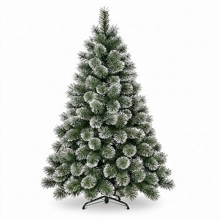 Árvore Pinheiro De Natal 1,80m Floco de neve Luxo 420 Galhos A0618M