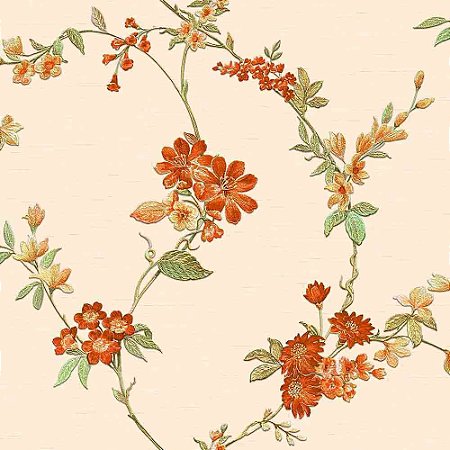 Papel de Parede Importado Floral Orient 221211