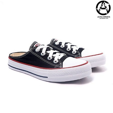Tênis Converse All Star Mule Feminino - Preto - Alpha Imports | Preços  Imperdíveis - Atacado e Varejo. Confira!