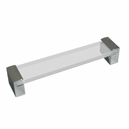 Puxador Cristal IL 4500 - Cromado - 288MM
