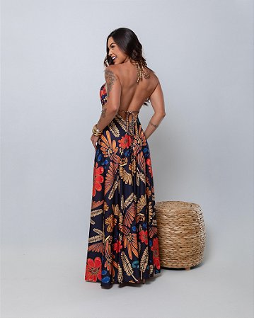 Vestido Bruna Jardim exótico