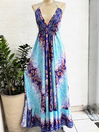 Vestido lenço indiano