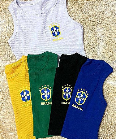 cropped canelado sem manga