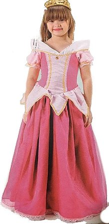 fantasia de princesa infantil rosa