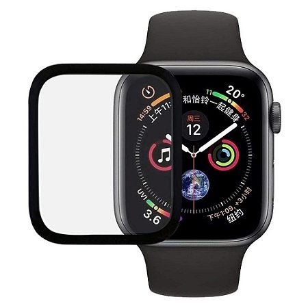 Película de Silicone 3D 5D Curva Para Apple Watch 40mm