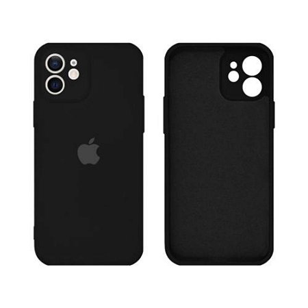 Capa C/ Proteção na Câmera para iPhone 11 - Preto