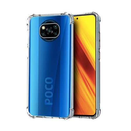 Capa Silicone Anti impacto Xiaomi Poco X3 - Incolor