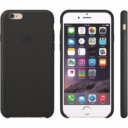 Capa Case Apple Silicone para iPhone 6G 6S - Preta