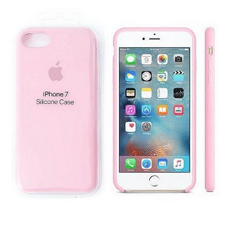 Capa Case Apple Silicone para iPhone 7 8 | Loja ST - LOJA ST
