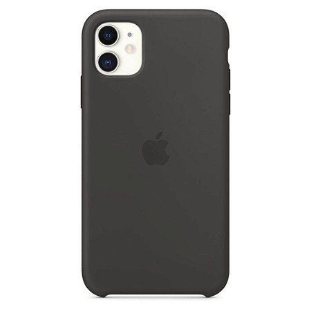 Capa Case Apple Silicone para iPhone 11 - Preta