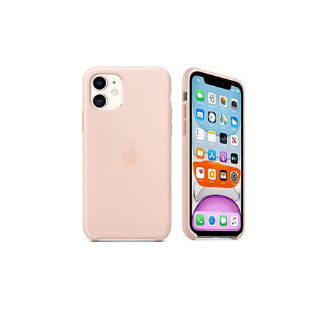 Capa Case Apple Silicone para iPhone 11 - Rosa Areia