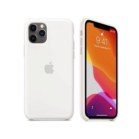 Capa em silicone para iPhone 11