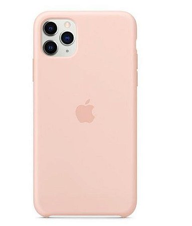 Capa Case Apple Silicone para iPhone 11 Pro Max - Rosa Areia