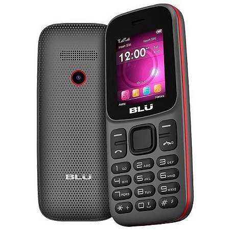 Celular Blu Z5 Dual Sim 32 Mb Simples com Teclas  - Cinza
