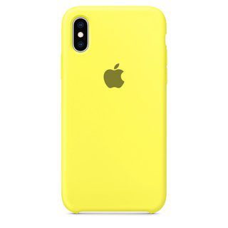 Capa Case Silicone Apple X Xs - Amarelo