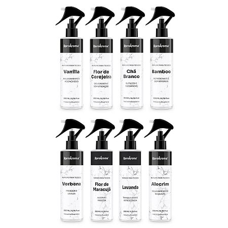 KIT PERFUME PARA TECIDOS 200ML (8 Fragrâncias)