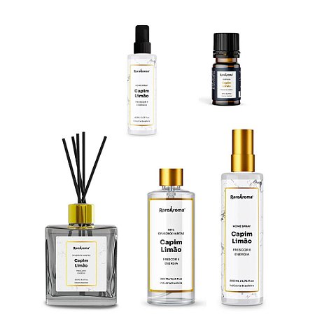 KIT LINHA CAPIM LIMAO (5 Produtos)