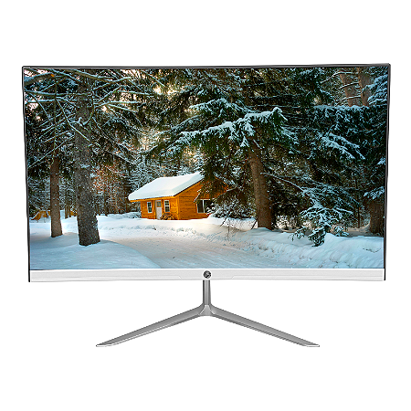 MONITOR LED 23.8 BRAZILPC M24WKNA FHD 75Hz CURVO R2800 FRAMLESS C/ AUDIO BRANCO WIDESCREEN BOX   IF