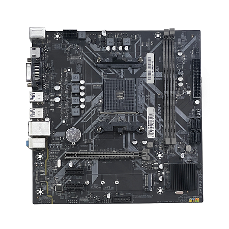 PLACA MAE DESK BRAZILPC AM4 BPC-B450 PRO V1.62 (2xDDR4/1xHDMI/4xUSB3.0/1xM.2/REDE 1000/AUDIO) OEM