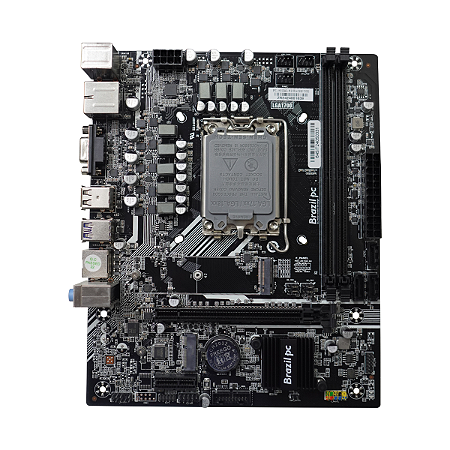 PLACA MAE DESK BRAZILPC 1700 BPC-H610DAG-M.2 D5 (2xDDR5/HDMI/VGA/M.2/2xUSB3.0/REDE 1000M) BOX   I