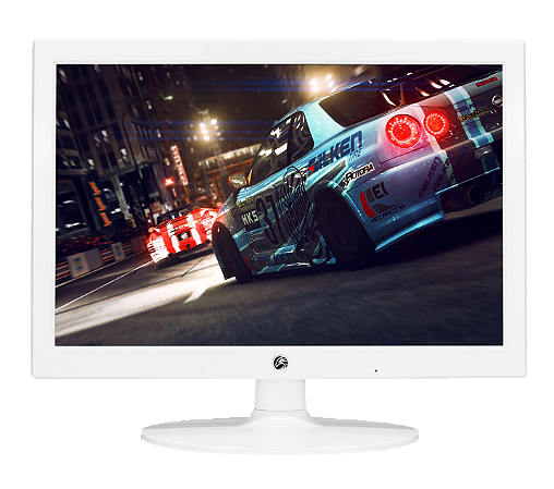 MONITOR LED 15.4 BRAZILPC 15BPC-KANB BRANCO WIDESCREEN BOX IF