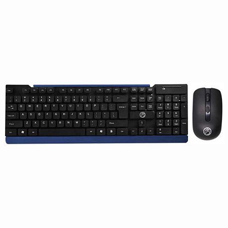 KIT TECLADO E MOUSE  SEM  FIO BPC-5171/17