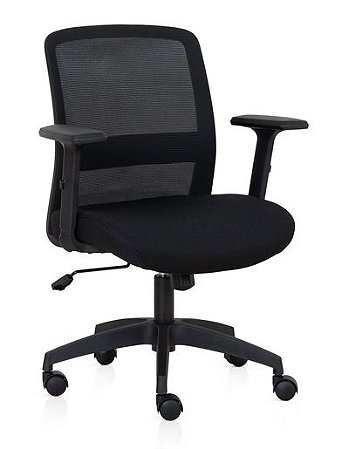 CADEIRA OFFICE INBOX RELAX ESTRUTURA PRETA