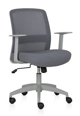 CADEIRA OFFICE INBOX RELAX ESTRUTURA CINZA